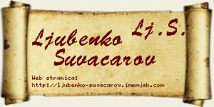 Ljubenko Suvačarov vizit kartica